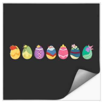 Discover Disney Princess Easter Spring Seven Decorated Ea Stickers