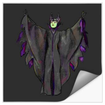 Discover Maleficent from Halloween Villain Characters   SALE!! : Disney Villains Maleficent , Maleficent Gift S-5XL Stickers