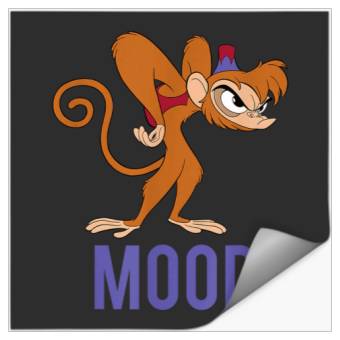Discover Disney Aladdin Abu Not In The Mood Grumpy Face C Stickers