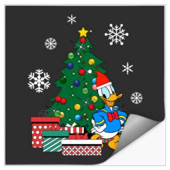 Discover Donald Duck Around The Christmas Tree  : Mickey Disney Christmas, Disney Christmas Stickers