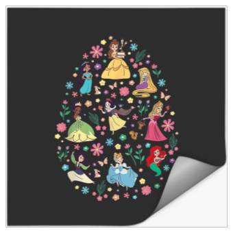 Discover Disney Princess Spring Flower Filled Easter Egg Stickers