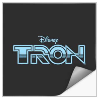 Discover Disney TRON  1982 Original Movie Logo Stickers