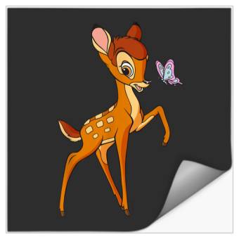 Discover Disney Bambi Young Bambi Classic Cute Happy Pose Stickers