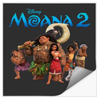 Discover Disney Moana 2 Oceania Adventure Big Crew Panel Stickers