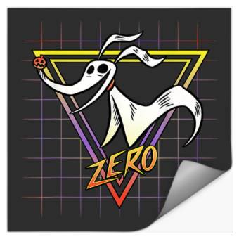 Discover Disney Nightmare Before Christmas Zero Retro 90s Stickers