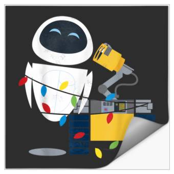 Discover Disney Pixar Wall-E Eve Christmas Light Wrap Graphic Stickers
