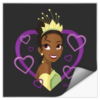 Discover Disney Princess - Tiana Heart Stickers