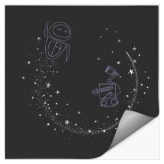 Discover Disney Pixar Wall-E Celestial Dance Stickers