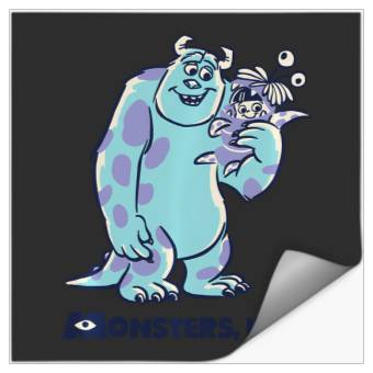 Discover Disney Pixar Monsters Inc. Sulley And Boo Smiles Stickers