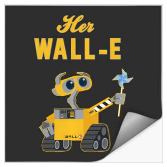 Discover Disney Pixar Wall-E Her Wall-E Couples Stickers