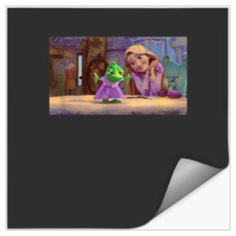 Discover Disney Tangled Rapunzel And Pascal Painted Style Stickers