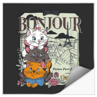 Discover Disney The Aristocats Bonjour Stickers
