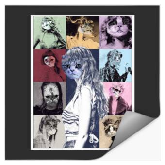 Discover Taylors cats Eras Tour Stickers