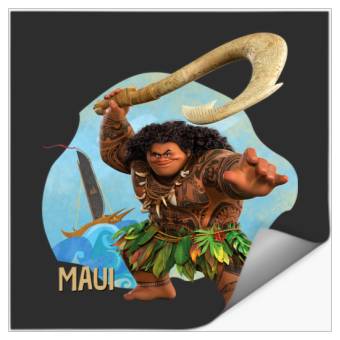 Discover Disney Moana 2 Action Pose “Maui” with Fish Hook Stickers