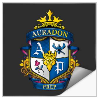 Discover Disney Descendants Auradon Prep Crest Stickers