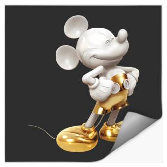 Discover Disney Gold Mickey Mouse Pose Stickers