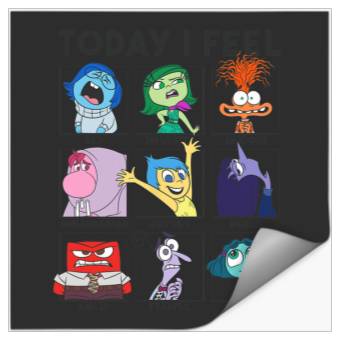 Discover Disney Pixar Inside Out 2 Today I Feel... Emotions Panels Stickers