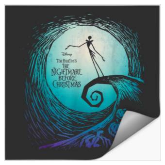 Discover Disney Nightmare Before Christmas Jack Movie Logo Stickers