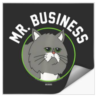 Discover Bob'S Burgers Mr. Business Stickers