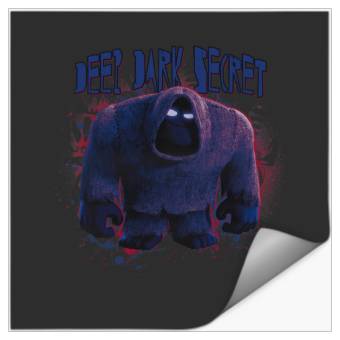 Discover Disney Pixar Inside Out 2 Deep Dark Secret Splash Paint Logo Stickers