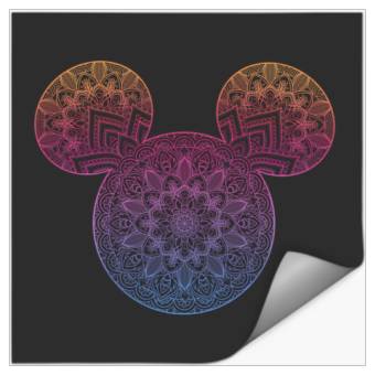 Discover Disney Mickey And Friends Mandala Mickey Ears Stickers