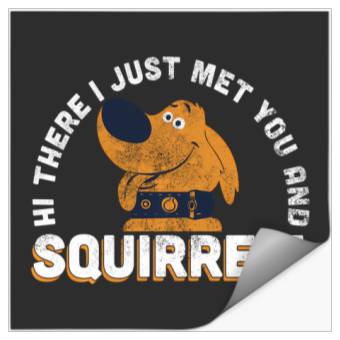 Discover Disney Pixar Up Dug Just Met And Squirrel Stickers