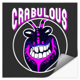 Discover Disney Moana Tamatoa Crabulous Neon Face Circle Stickers