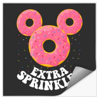 Discover Disney Mickey Mouse Donut Ears Extra Sprinkles Stickers