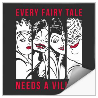 Discover Disney - Every Fairy Tale Needs A Villain Stickers