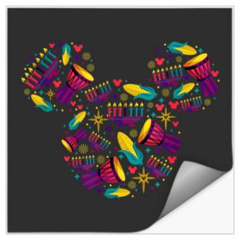 Discover Disneyss Mickey Mouse Icon Kwanzaa Stickers
