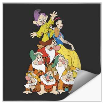 Discover Disney Snow White Seven Dwarf Stack Graphic Stickers