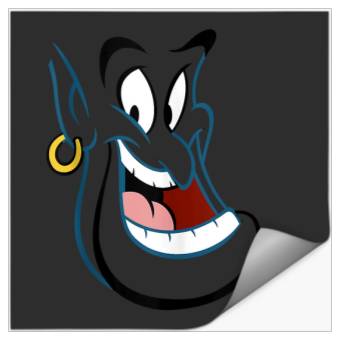 Discover Disney Aladdin Genie Face Stickers
