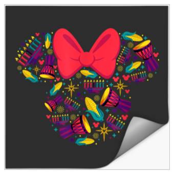 Discover Disneyss Minnie Mouse Icon Kwanzaa Stickers
