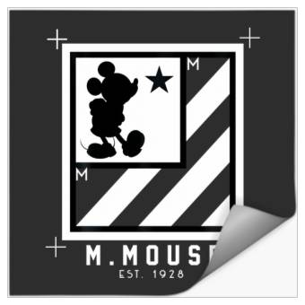 Discover Disney Mickey Mouse Box With Stripes Stickers