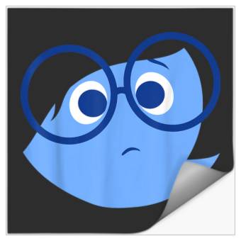 Discover Disney Inside Out Sad Face Halloween Stickers