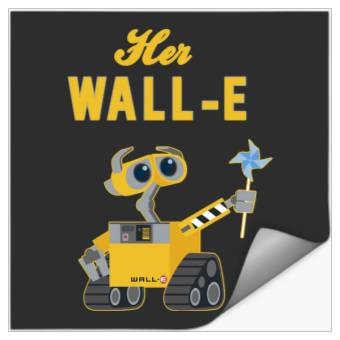 Discover Disney Wall-E Her Wall-E Couples Stickers