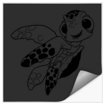 Discover Disney Pixar Finding Nemo Squirt Outline Pocket Wave Stickers