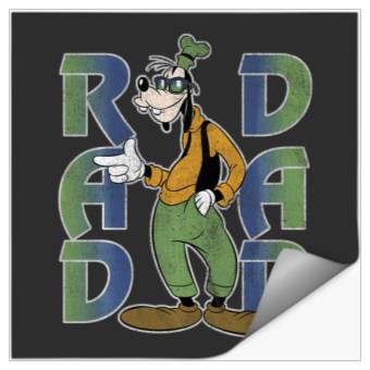 Discover Disney Goofy Rad Dad Stickers