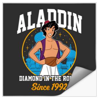 Discover Disney Princess - Aladdin Collegiate Stickers