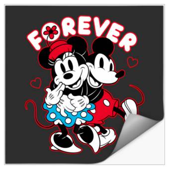 Discover Disney Mickey Mouse Minnie Mouse Love Forever Valentines Stickers