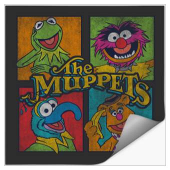 Discover Disney Muppets Group Shot Box Up Stickers