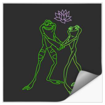 Discover Disney Princess And The Frog Tiana Naveen Frogs Left Chest Stickers