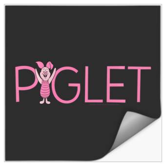 Discover Disney Winnie The Pooh Piglet Classic Lettering Stickers