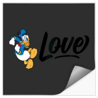 Discover Disney Love Donald Duck Stickers