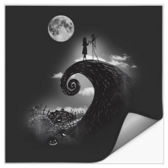 Discover Disney Nightmare Before Christmas Jack And Sally Stickers