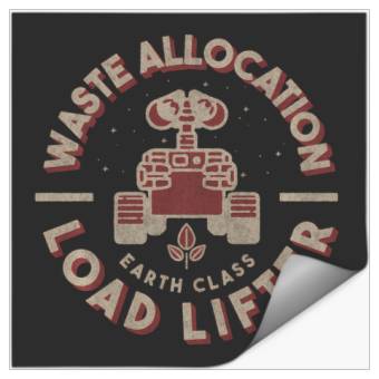 Discover Disney Pixar Wall-E Waste Allocation Load Lifter Stickers