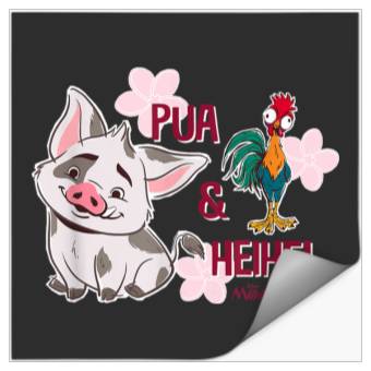 Discover Disneyss Moana 2 Pua Hei Hei Tropical Duo Stickers