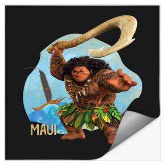 Discover Disney Moana 2 Action Pose “Maui” with Fish Hook Stickers