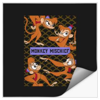 Discover Disney Aladdin Abu Monkey Mischief Stickers