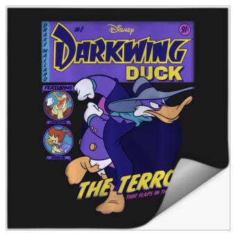 Discover Disney Darkwing Duck The Terror Vintage Comic Cover Stickers